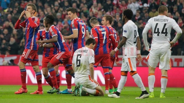 Bavarezii i-au îngenuncheat pe "minerii" lui Lucescu (foto: uefa.com)