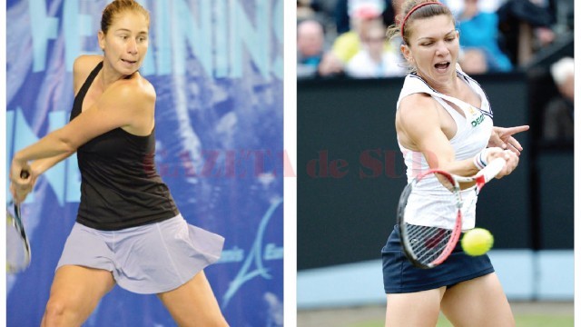 Până acum craioveanca Ema Bogdan (stânga) şi Simona Halep au fost adversare. La Wimbledon vor juca împreună la dublu.