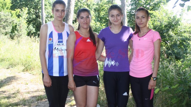 Delia Pădureanu, Oana Balaci, Ștefania Sandu și Cătălina Chircă, patru atlete medaliate la Campionatul Național Școlar