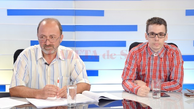 Ion Pătrulescu și Petru Becheru, invitaţi în cadrul emisiunii „Subiectul Zilei“ de la Alege TV au spus că legea aduce modificări bune, dar are și multe minusuri (Foto: GdS)
