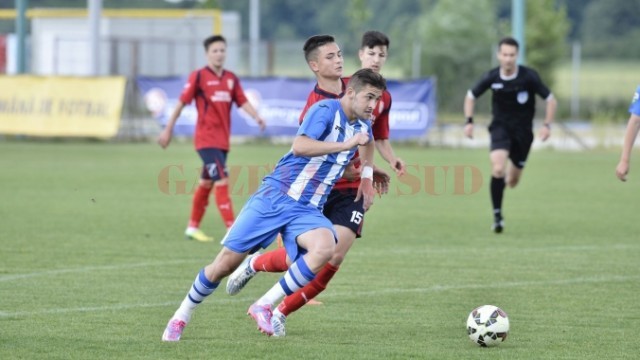 Sergiu Jurj va îmbrăca tricoul naționalei Under 18 contra Moldovei (foto: csuc.ro)