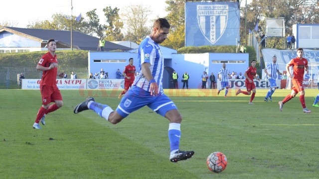 Sebastian Achim a fost apreciat pentru evoluția din partida cu Dinamo (foto: Alexandru Vîrtosu)