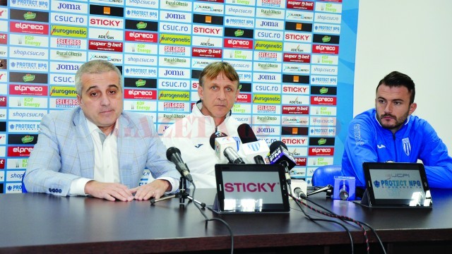 Felix Grigore, Emil Săndoi şi Andrei Hergheligiu îşi doresc să îndulcească Sărbătorile suporterilor cu o victorie la Iaşi (Foto: Alexandru Vîrtosu)