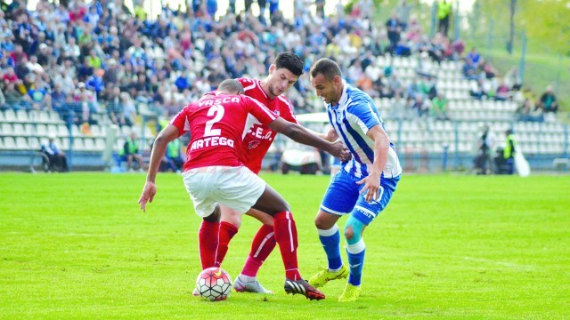 Pandurii şi CSU au remizat în Bănie, dar gorjenii au fost mai eficienţi de-a lungul campionatului (Foto: Alexandru Vîrtosu)