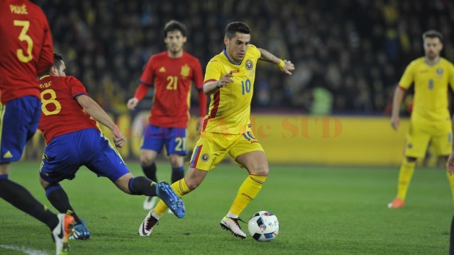 Nicuşor Stanciu a făcut o partidă memorabilă contra Spaniei (foto: prosport.ro)