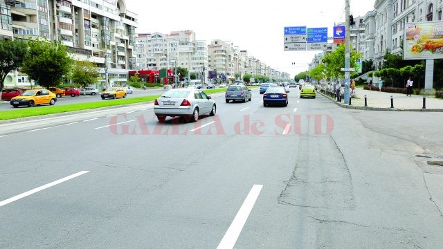 Pe Calea București au apărut și marcajele rutiere,  în urma articolului apărut zilele trecute în GdS  (Foto: Claudiu Tudor)