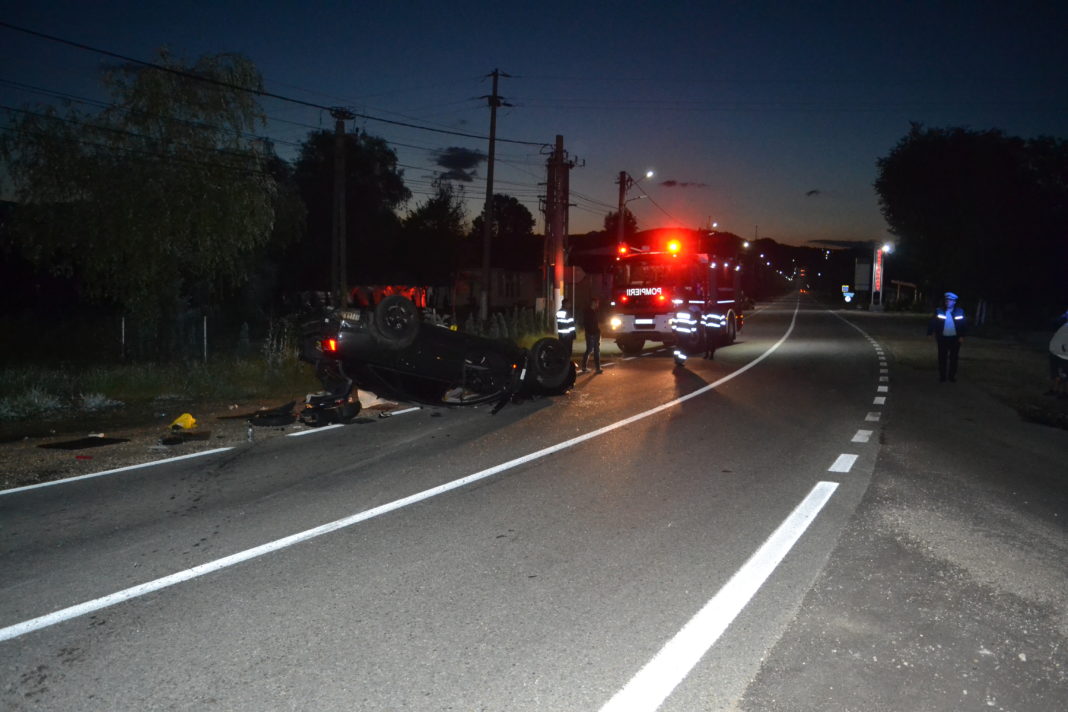 A făcut accident şi a fugit din cauză că băuse