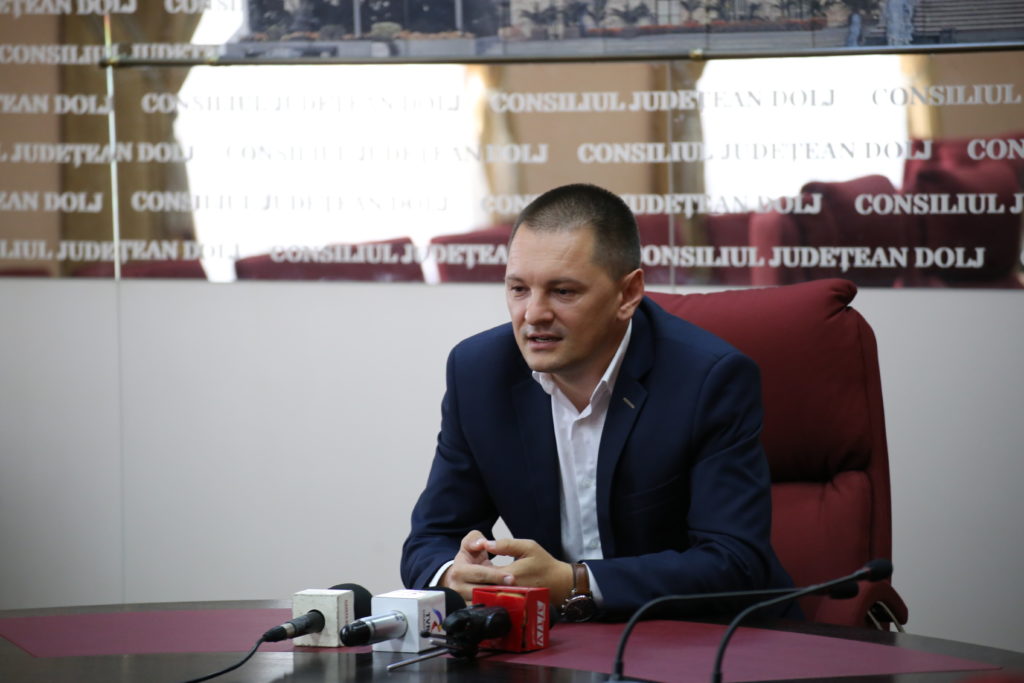 Cosmin Vasile, președintele ales al Consiliului Județean Dolj, mizează în continuare pe susținerea investițiilor private la Craiova