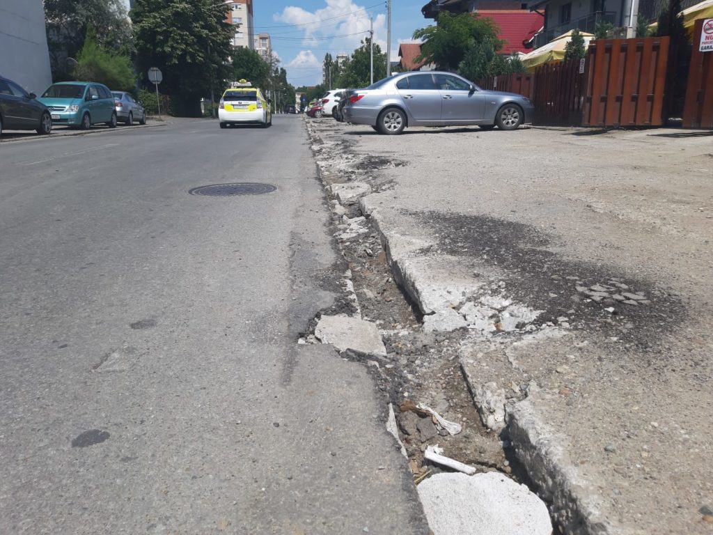 Strada Constantin Brâncoveanu din Craiova, în reparaţii de peste două săptămâni