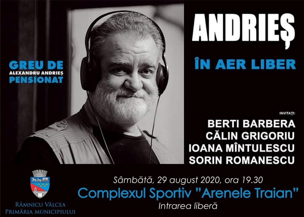 Sâmbătă, 29 august, de la ora 19.30, şi îl va avea ca protagonist pe Alexandru Andrieş