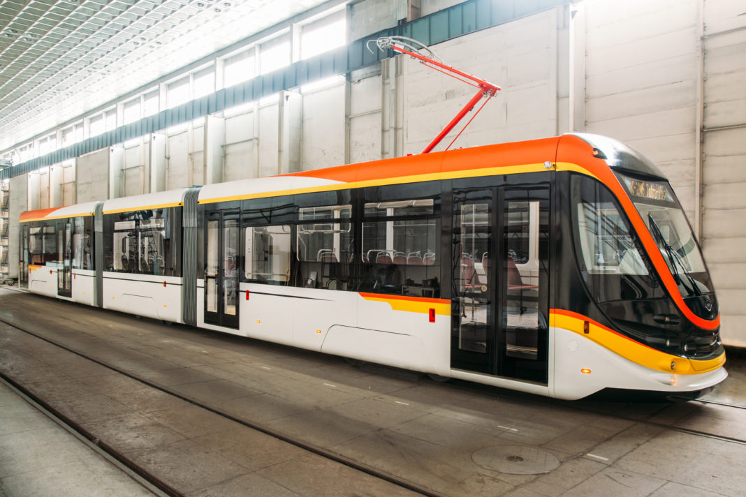 Aşa arată unele modele de tramvaie produse de firma ucraineană Tatra-Yug