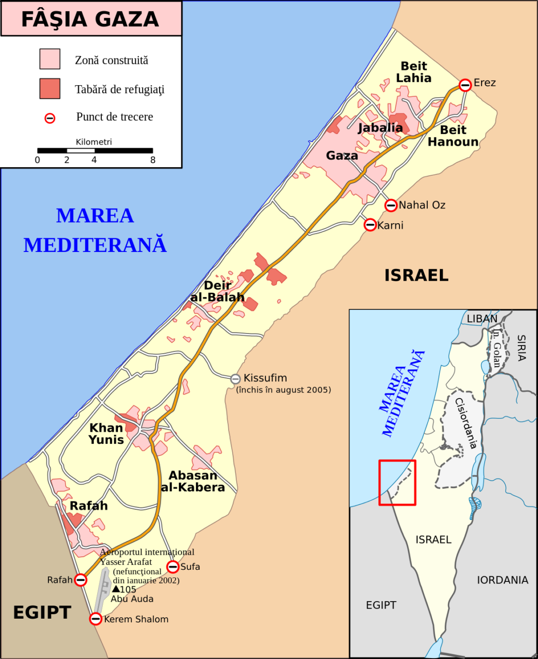 Peste 320 de români se află în zona de conflict din Fâșia Gaza