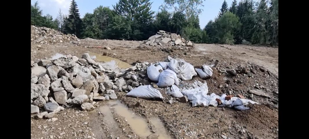 Şeful Gărzii de Mediu afirmă că a găsit o groapă ilegală de gunoi la Sinaia, în Parcul Natural Bucegi