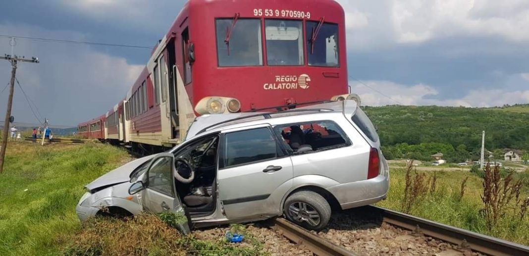 Accidentul feroviar a avut luni în satul Larga Jijia, din comuna ieșeană Movileni (Foto: Florin Țugui)