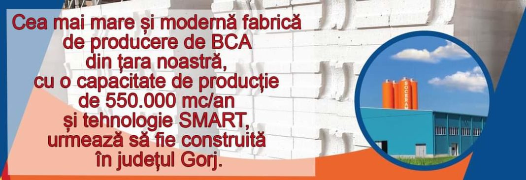 Cea mai mare fabrică de BCA din țară se va construi în Gorj