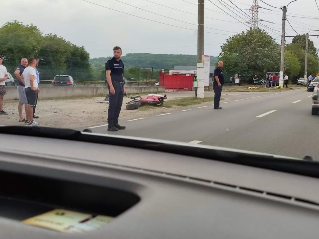 Accidentul i-a îngrozit pe locuitorii municipiului Târgu Jiu