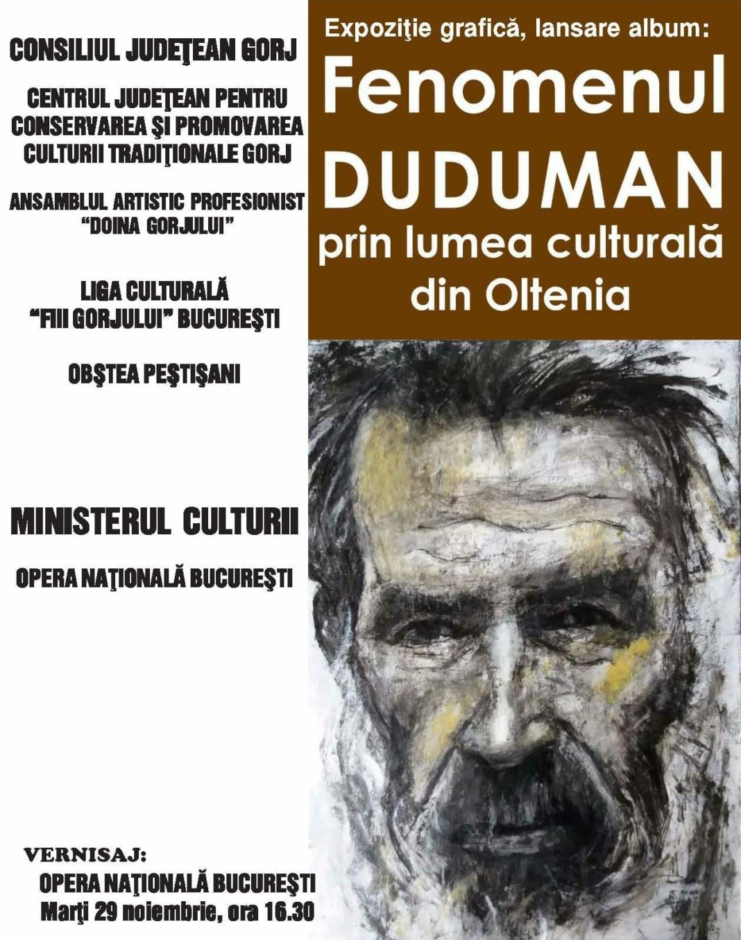 140 de portrete ale unor personalități din Oltenia, expuse la Opera Națională