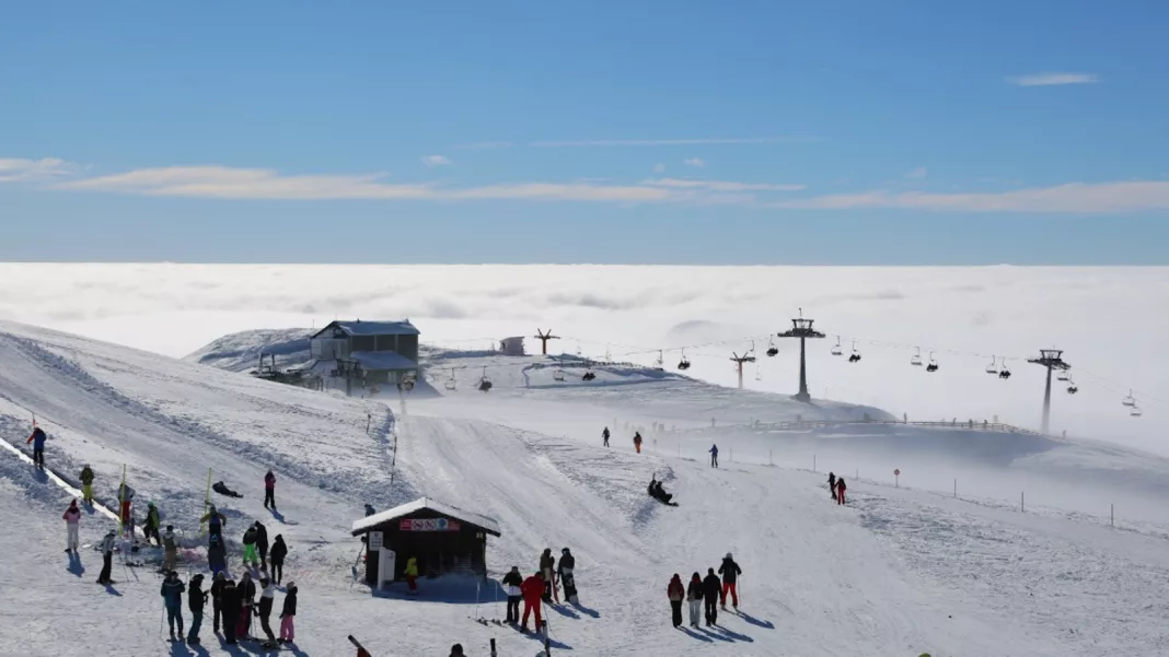 Condiţii foarte bune de schi la Sinaia, de 1 Mai