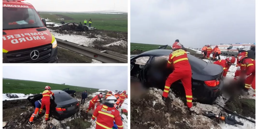 Un mort şi patru răniţi după un grav accident rutier pe șoseaua de centură a Sucevei