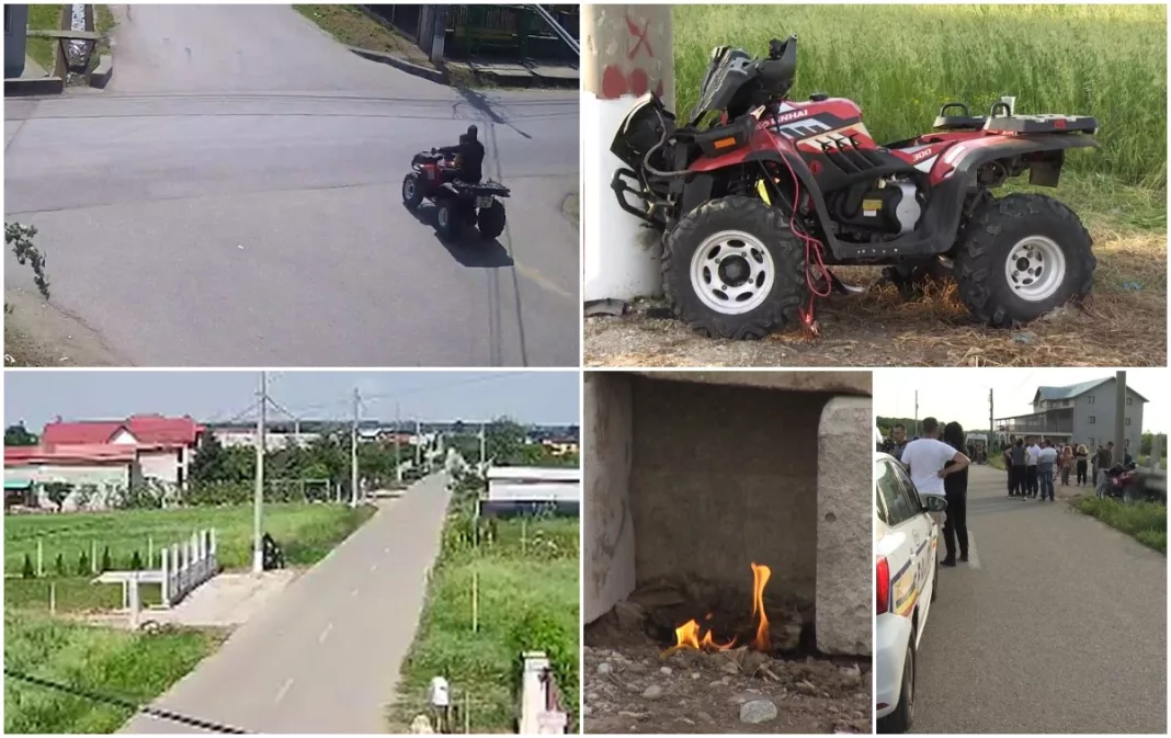 Un bărbat și fiul său de 9 ani au murit după ce s-au izbit cu ATV-ul de un stâlp