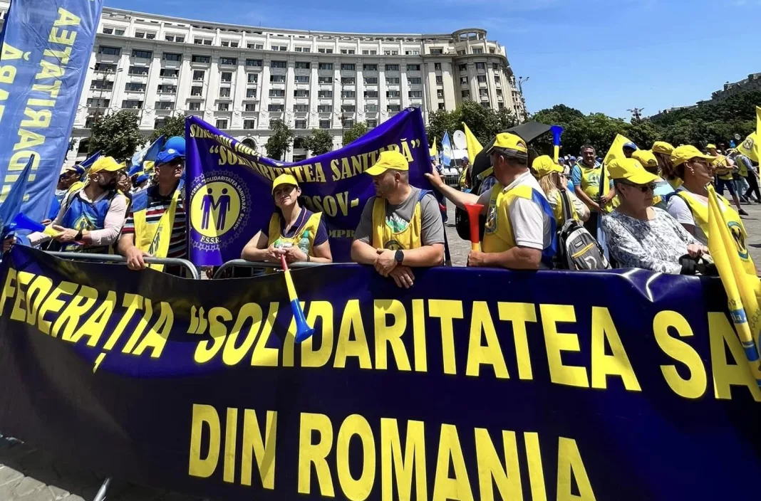 Federația „Solidaritatea Sanitară” pichetează unitățile sanitare