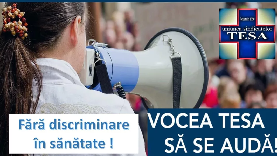 Uniunea TESA din Sănătate, protest la Ministerul Muncii