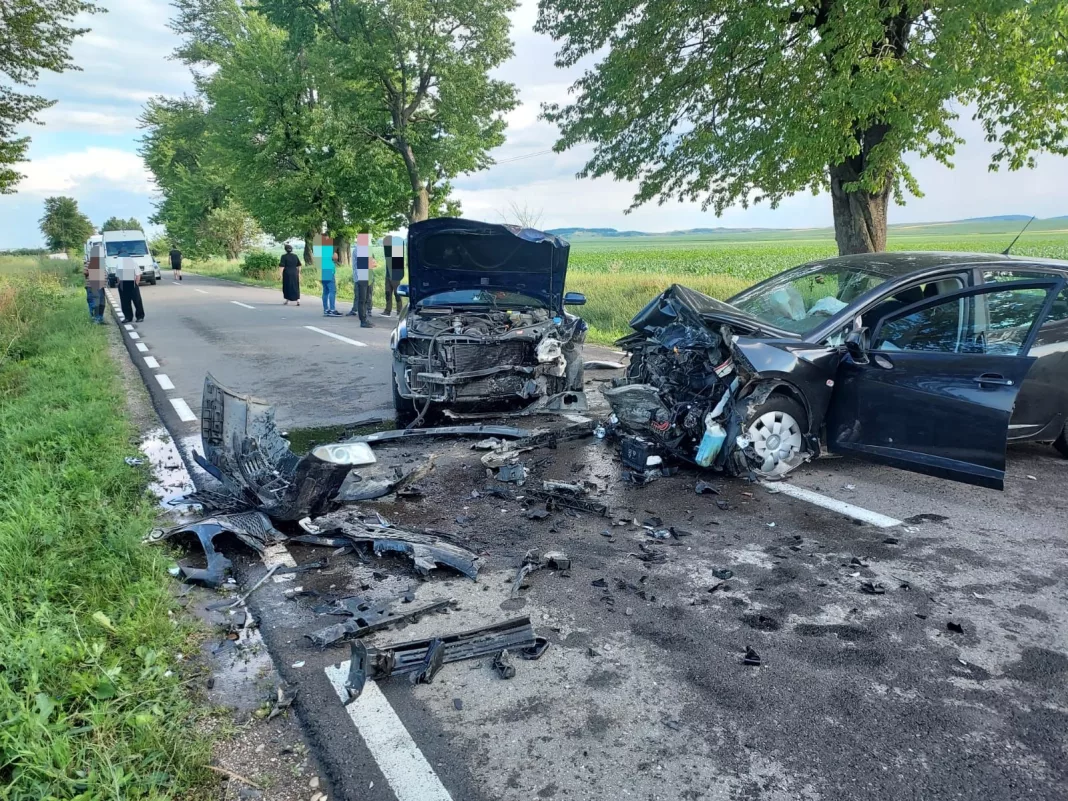 Accident mortal, în urma unei depăşiri neregulamentare