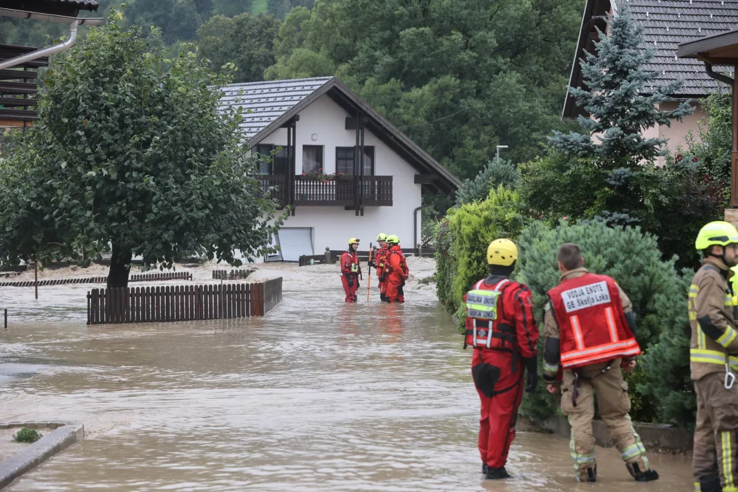 Inundații catastrofale în Slovenia