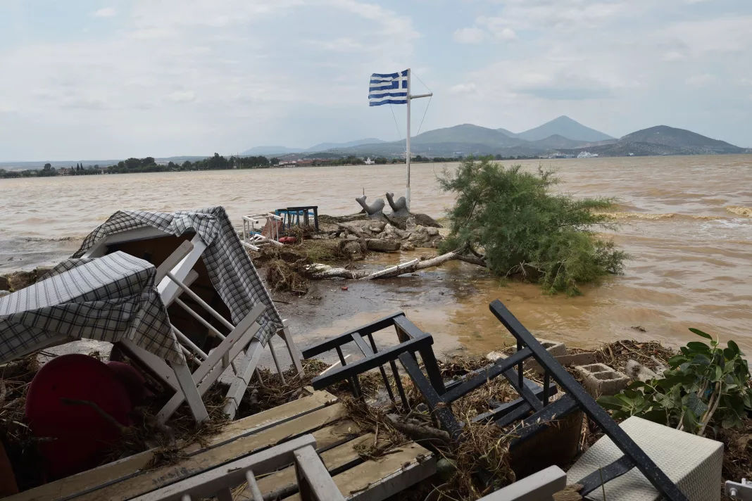 Noi inundaţii provocate de o furtună în centrul Greciei 