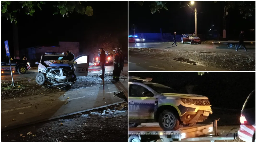 Au fost găsiţi tinerii care se aflau în maşina urmărită de poliţiştii implicaţi într-un accident