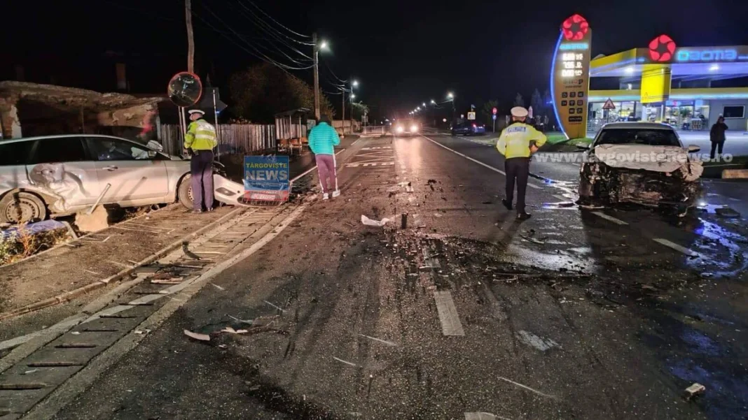 O femeie a murit după ce două maşini s-au ciocnit într-o intersecţie