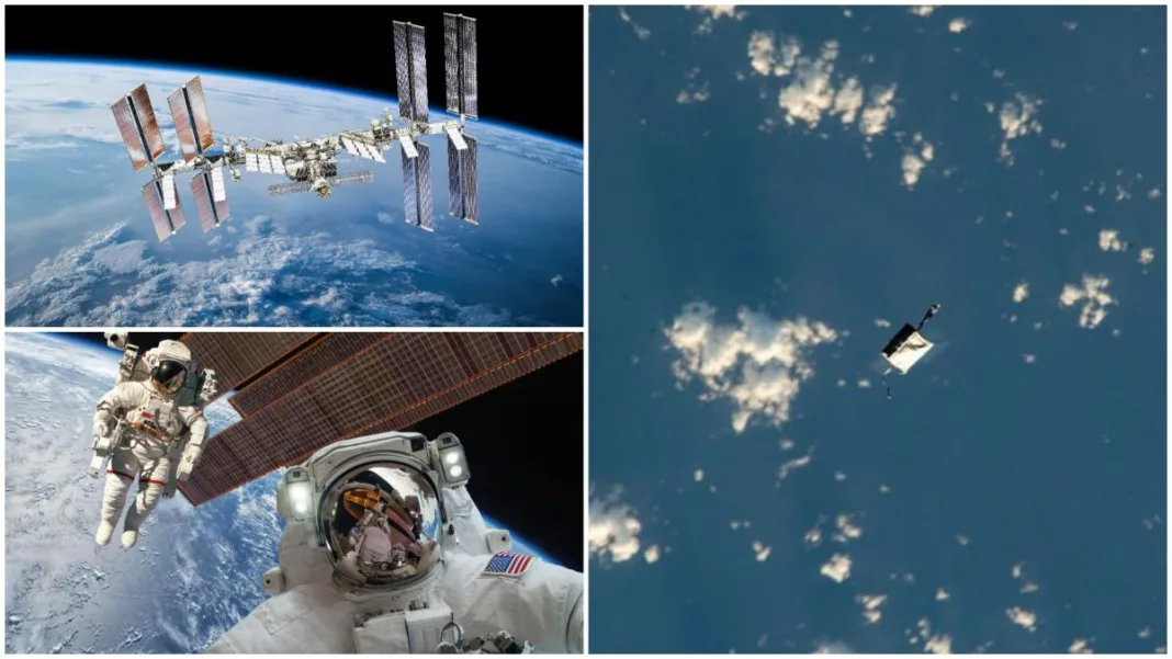 O geantă cu scule, pierdută în spațiu de astronauții NASA, orbitează Pământul