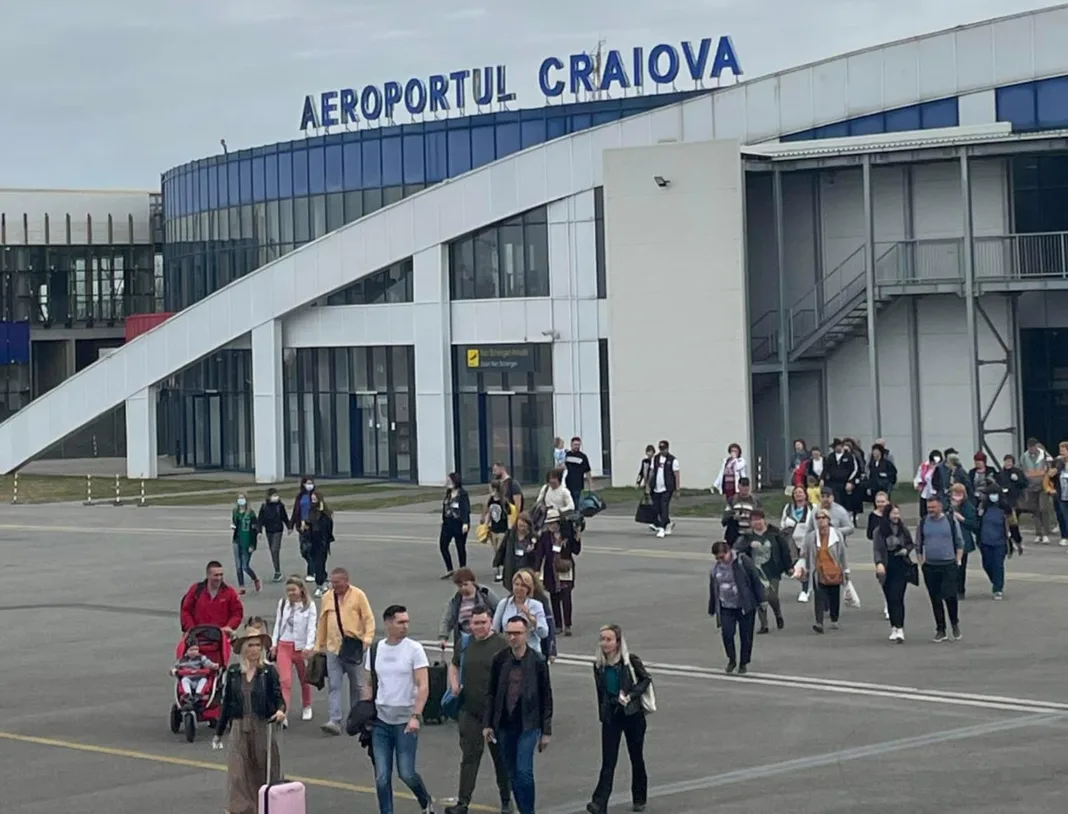 Aeroportul din Craiova a avut un număr record de pasageri în noiembrie