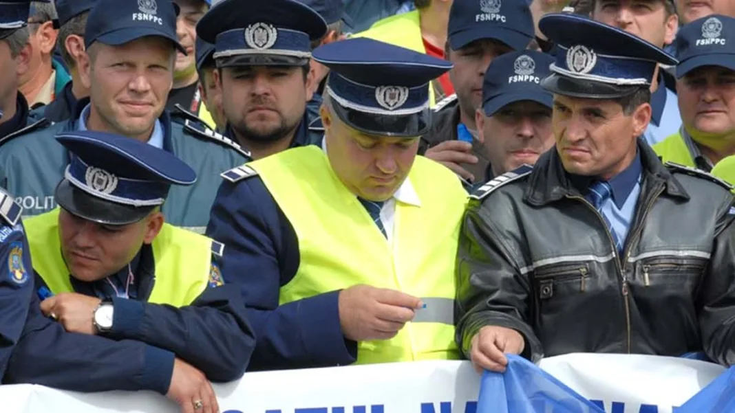 Sindicaliștii din Poliție vor protesta patru zile în stradă, la București