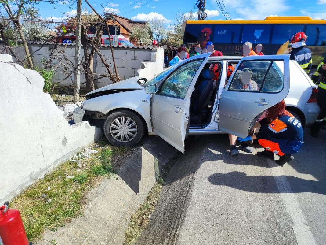 Accident în Mihăești