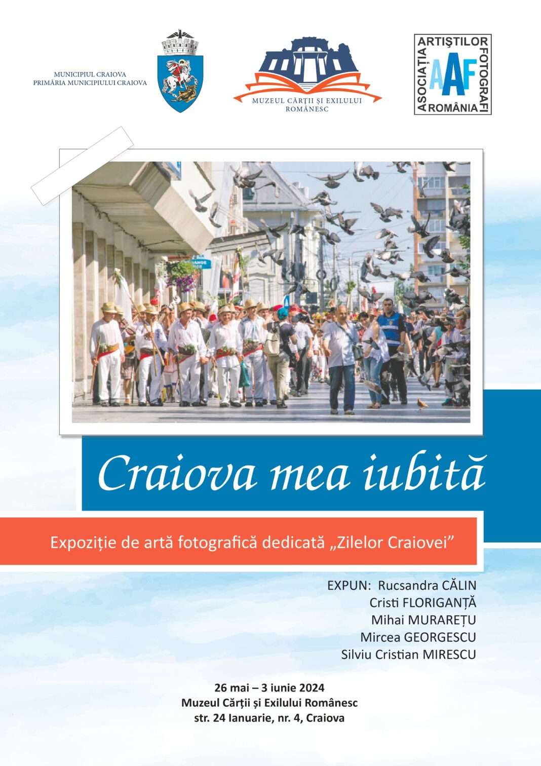 „Craiova mea iubită“, expoziție de artă fotografică