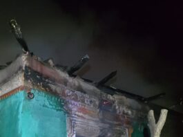 Incendiu la o casă din Mehedinți