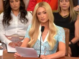 Paris Hilton depune mărturie în fața Congresului de pe Capitol Hill despre abuzul sexual din copilărie