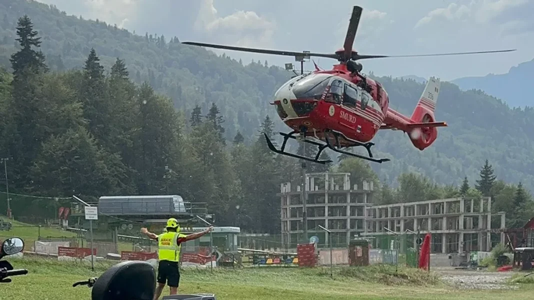 Copil rănit grav pe un traseu de mountain-bike din staţiunea Azuga