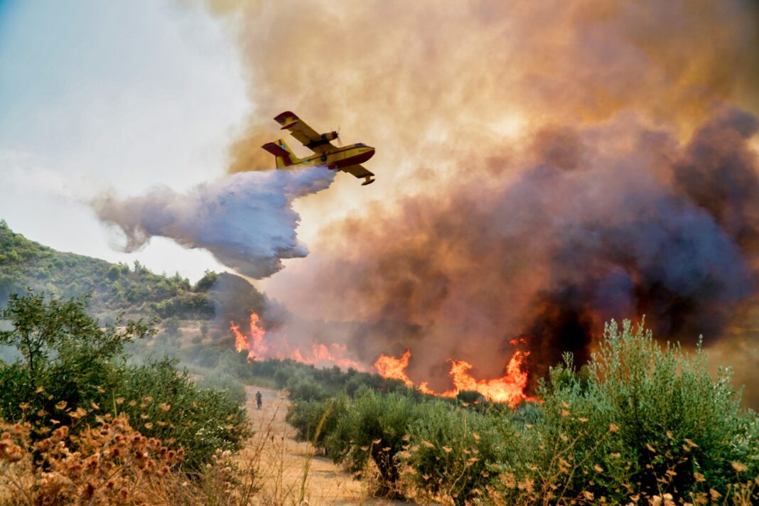 Incendii majore în Grecia