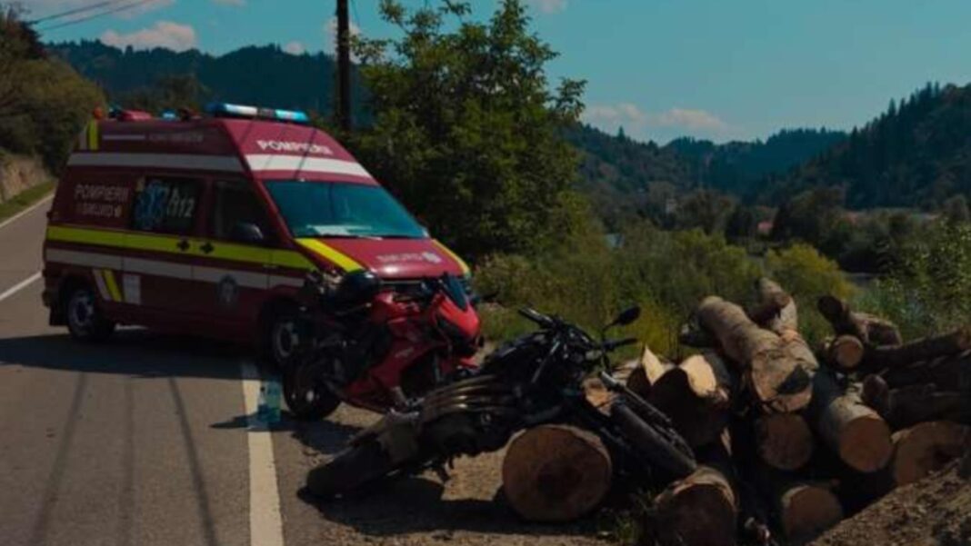 Un motociclist a murit după ce s-a răsturnat din cauza vitezei