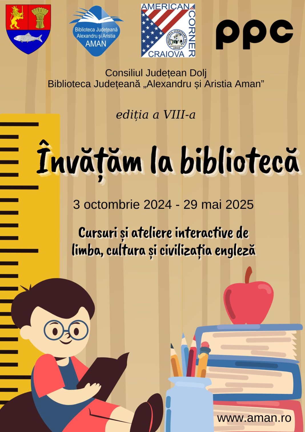 Craiova: Începe proiectul „Învățăm la bibliotecă”