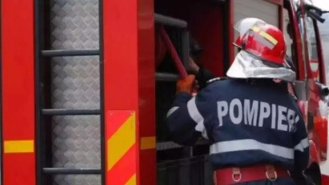 Tânăr de 28 de ani, rănit într-un incendiu