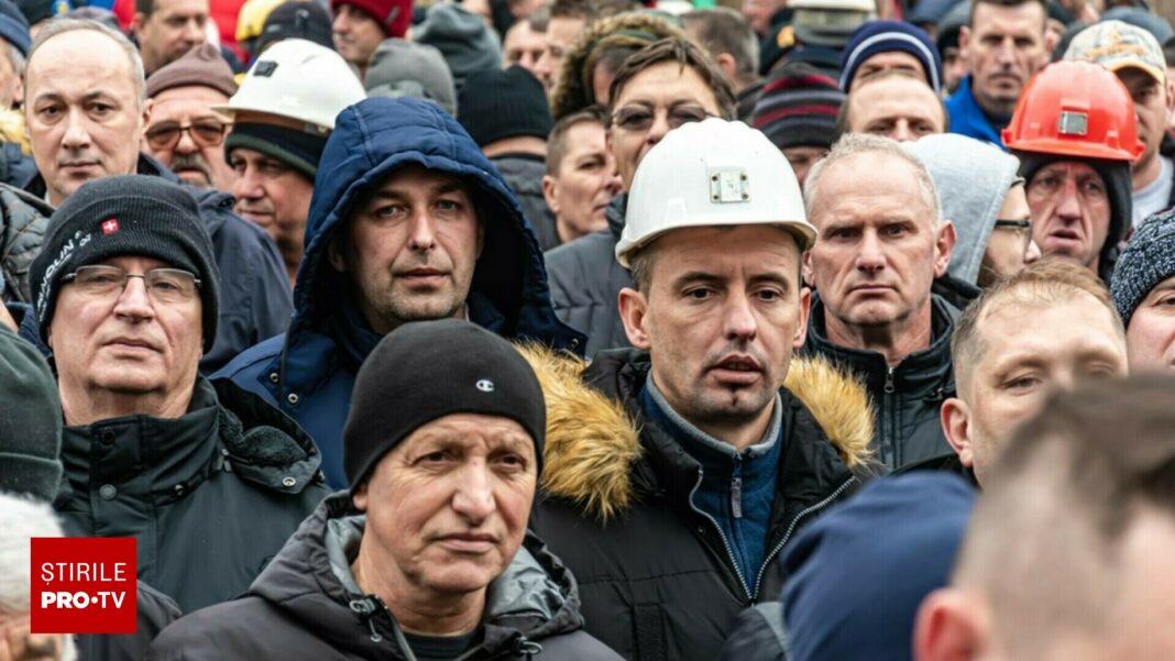 Minerii, energeticienii şi siderurgiştii vor protesta în fața Guvernului