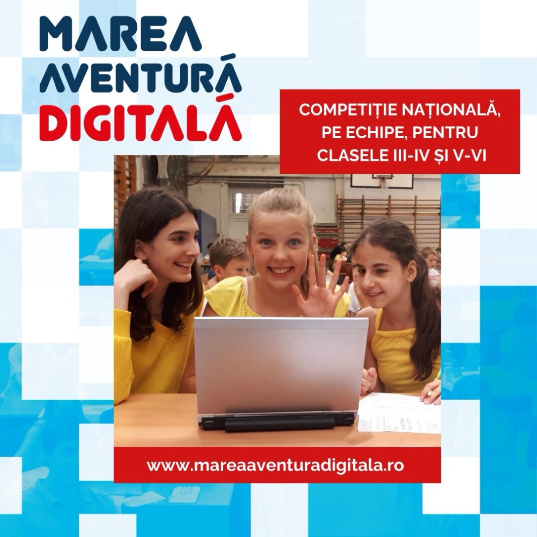 Marea Aventură Digitală – Cea mai nouă competiție digitală, națională, pentru copii