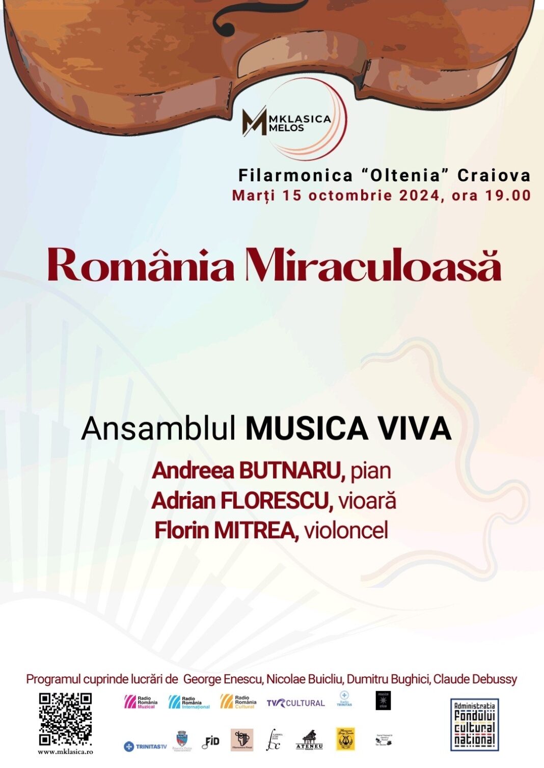 Descoperiți România Miraculoasă într-un mod muzical, inedit și interactiv la Filarmonica Oltenia