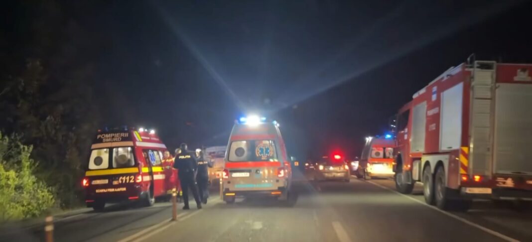 Accident rutier cu patru victime la ieșire din Târgu Jiu