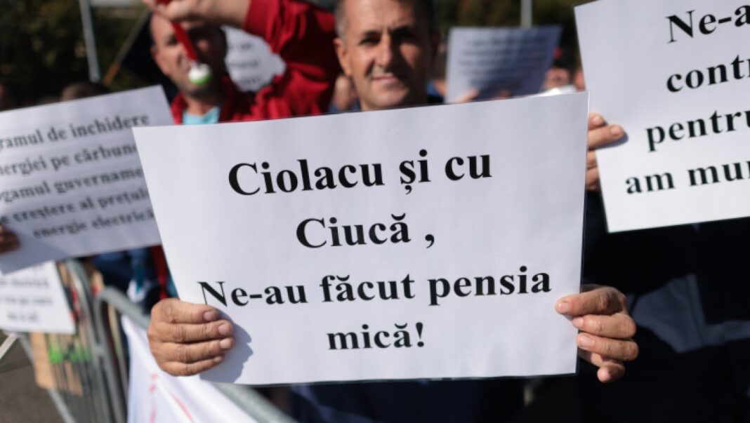 Pensionarii protestează azi în Capitală