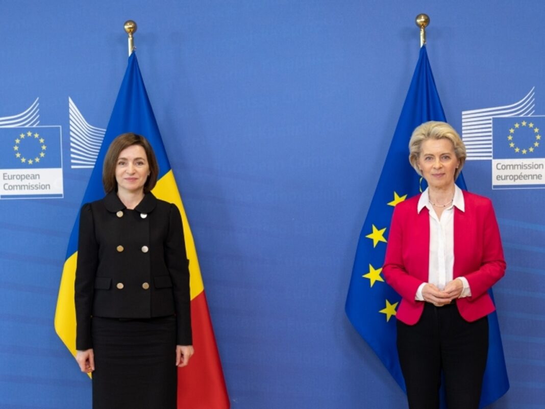 Maia Sandu a fost felicitată de Ursula von der Leyen