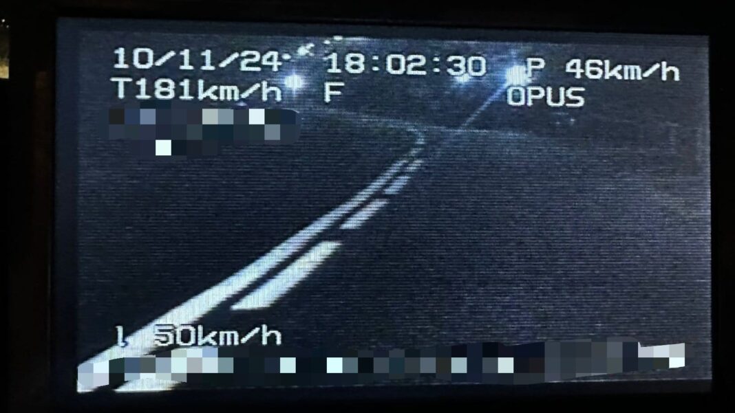 Tânăr din Brabova, prins circulând cu 181 km/oră prin localitate